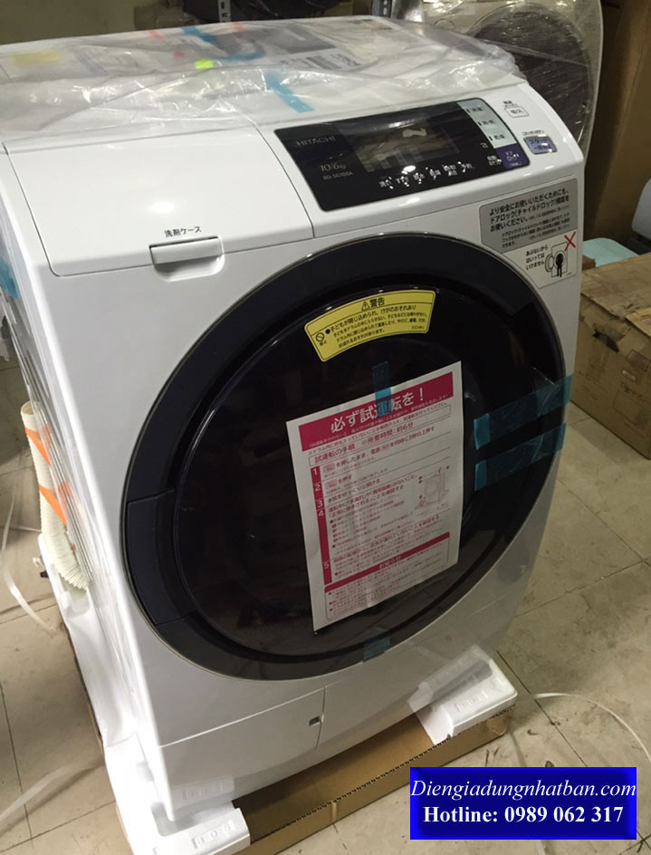 Máy giặt nội địa nhật Hitachi BD-SG100AL tiện ích, chất lượng cao tại Hải Phòng, HN