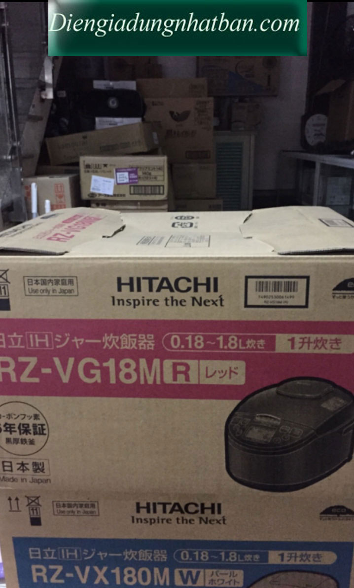 Noi com dien nhat Hitachi RZVG18M1