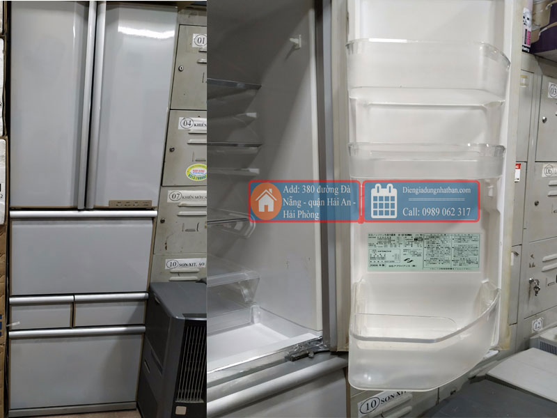 Tủ lạnh nội địa nhật Hitachi R-SF40WMV