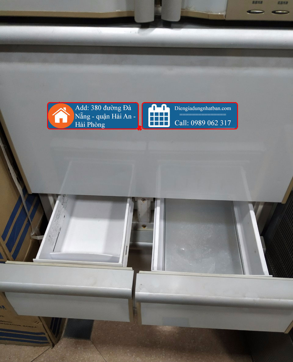 Tủ lạnh nội địa nhật Hitachi R-SF40WMV Giá Tốt tại Hải Phòng